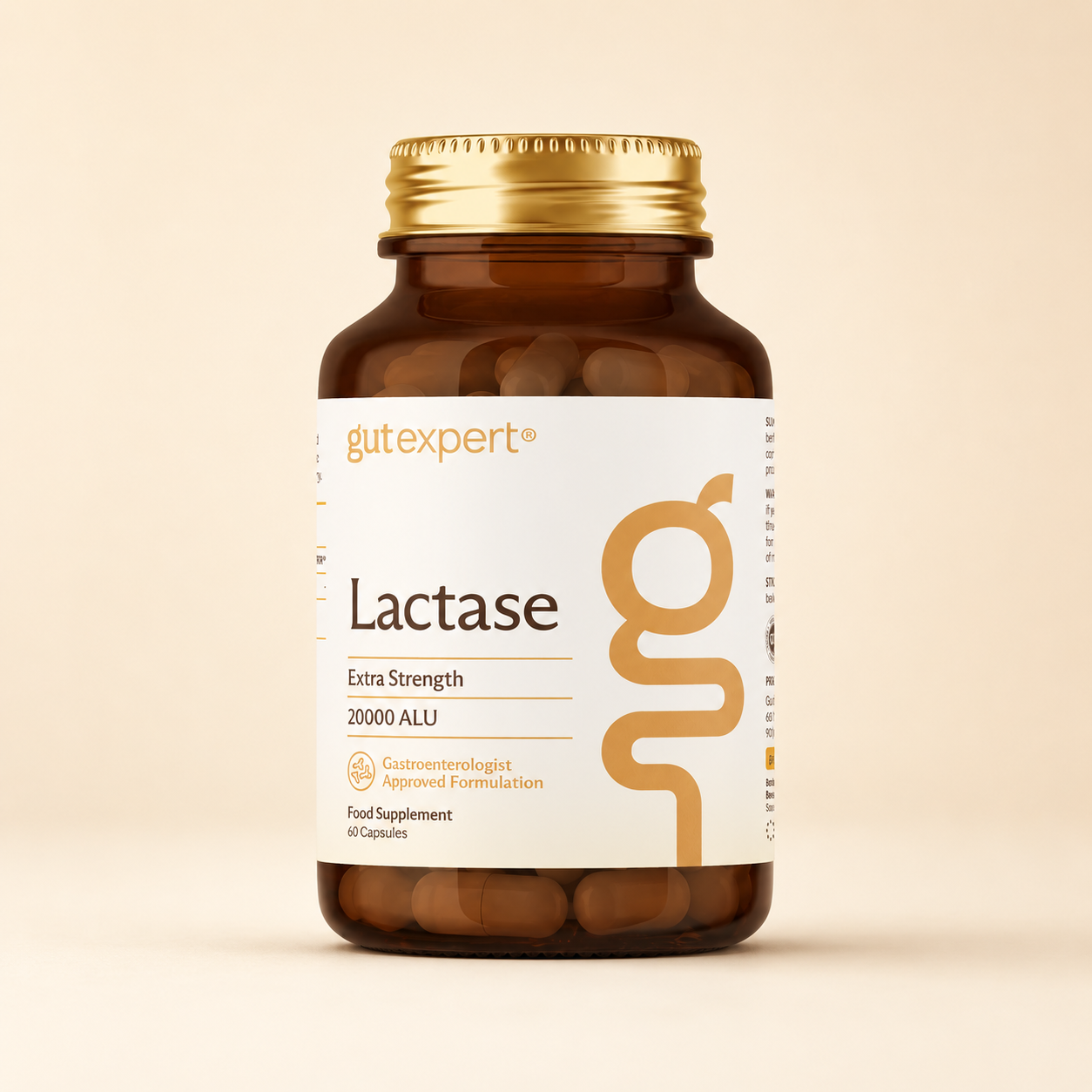 GutExpert® Lactase 20,000 ALU – for lactose intolerance
